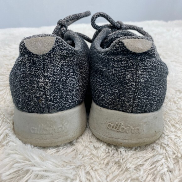 AllBirds Womens Gray Wool Runners Casual Fashion Sneakers Size 7 - Picture 3 of 8